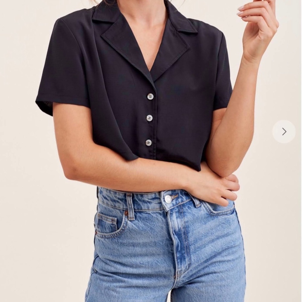 Button Down Top - Picture 3 of 5